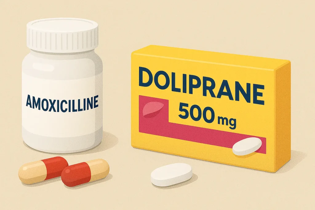 amoxicilline et doliprane