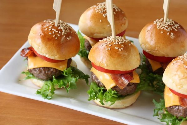recette mini burger apéro froid